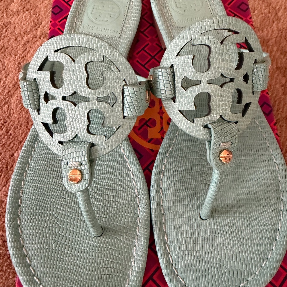 Tory Burch Women's Bright Mint Miller Sandals